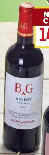 Billa B & G Merlot Reserve I.G.P. nabídka