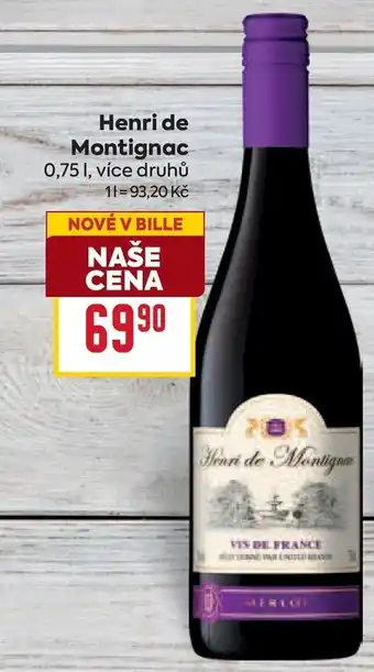 Billa Henri de Montignac nabídka