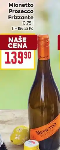 Billa Mionetto Prosecco Frizzante nabídka