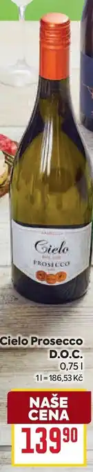Billa Cielo Prosecco D.O.C. nabídka