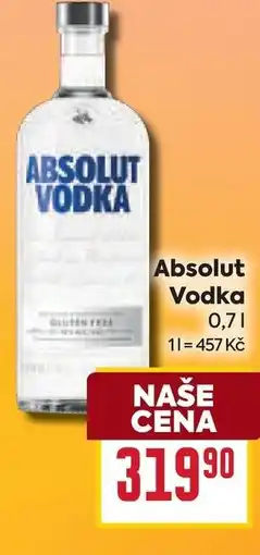 Billa Absolut Vodka nabídka