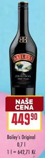 Billa Bailey's Original nabídka