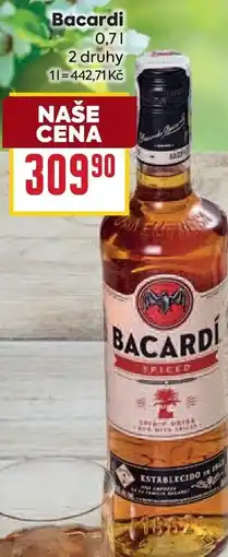 Billa Bacardi nabídka