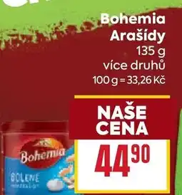 Billa Bohemia Arašídy nabídka