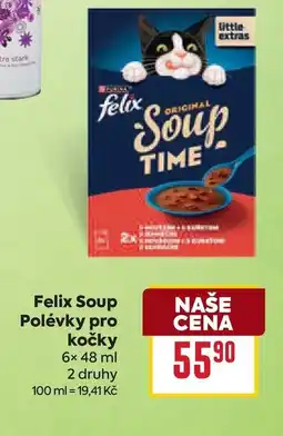 Billa Felix Soup Polévky pro kočky nabídka