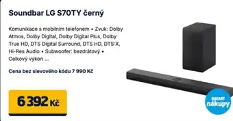 Soundbar LG S70TY černý