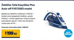 Datart Žehlička Tefal EasyGliss Plus Auto-off FV5735E0 modrá nabídka