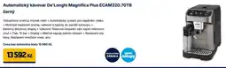 Datart Automatický kávovar De'Longhi Magnifica Plus ECAM320.70TB černý nabídka
