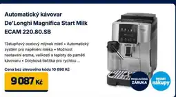 Datart Automatický kávovar De'Longhi Magnifica Start Milk ECAM 220.80.SB nabídka
