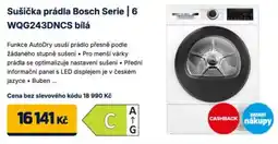 Datart Sušička prádla Bosch Serie | 6 WQG243DNCS bílá nabídka