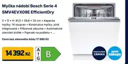 Datart Myčka nádobí Bosch Serie 4 SMV4EVX09E EfficientDry nabídka