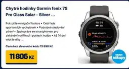 Datart Chytré hodinky Garmin fenix 7S Pro Glass Solar - Silver nabídka