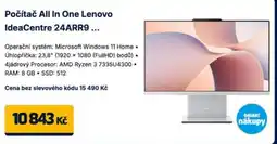 Datart Počítač All In One Lenovo IdeaCentre 24ARR9 nabídka