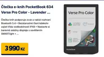 Datart Čtečka e-knih PocketBook 634 Verse Pro Color - Lavender nabídka