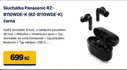 Datart Sluchátka Panasonic RZ- B110WDE-K (RZ-B110WDE-K) černá nabídka