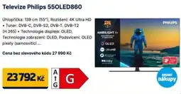 Datart Televize Philips 550LED860 nabídka