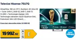 Datart Televize Hisense 75U7Q nabídka