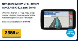 Datart Navigační systém GPS Tomtom GO CLASSIC 5, 2. gen. černá nabídka