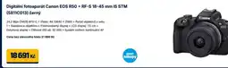 Datart Digitální fotoaparát Canon EOS R50 + RF-S 18-45 mm IS STM (5811C013) černý nabídka