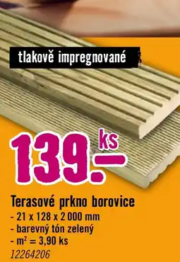 Hornbach Terasové prkno borovice nabídka