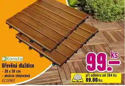 Hornbach Dřevěná dlaždice nabídka