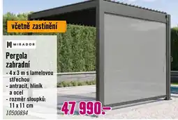 Hornbach Pergola zahradní nabídka