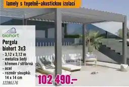 Hornbach Pergola biohort 3x3 nabídka