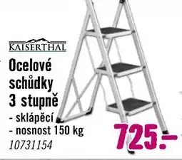Hornbach Ocelové schůdky 3 stupně nabídka