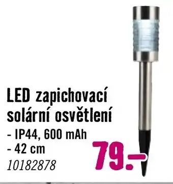 LED zapichovací solární osvětlení