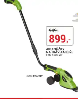 Baumax FIELDMANN Aku nůžky na trávu a keře FZN 4102-AT nabídka