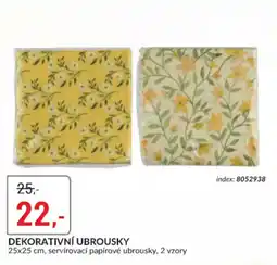 Baumax Dekorativní ubrousky nabídka