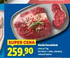 Lidl Hovězí karabáček nabídka