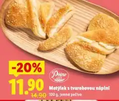 Motýlek s tvarohovou náplní