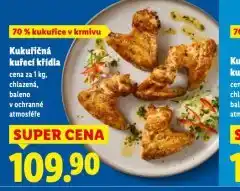 Lidl Kukuřičná kuřecí křídla nabídka