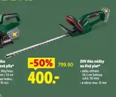Lidl 20v aku nůžky na živý plot nabídka