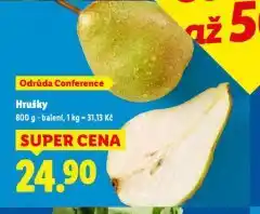 Lidl Hrušky nabídka
