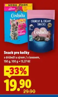 Lidl Coshida snack pro kočky nabídka