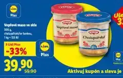 Lidl Vepřové maso ve skle nabídka