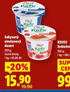 Lidl Zakysaný smetanový dezert nabídka