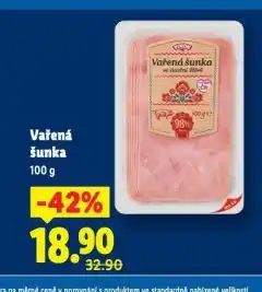 Lidl Vařená šunka nabídka