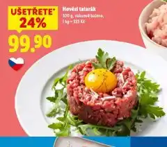 Lidl Hovězí tatarák nabídka