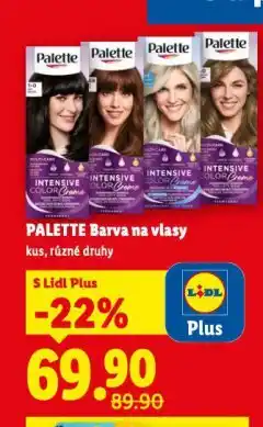 Lidl Palette barva na vlasy nabídka