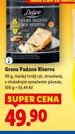 Lidl Grana padano riserva nabídka