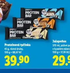 Lidl Proteinová tyčinka nabídka