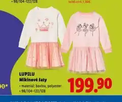 Lidl Mikinové šaty nabídka