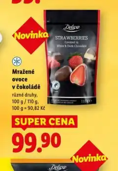 Lidl Mražené ovoce v čokoládě nabídka