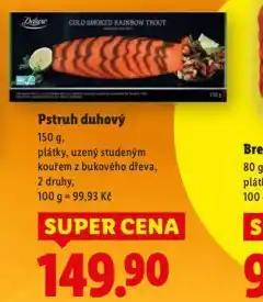 Lidl Pstruh duhový nabídka