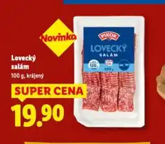 Lidl Lovecký salám nabídka