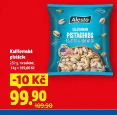 Lidl Kaliforsnké pistácie nabídka
