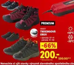 Lidl Trekingová obuv nabídka